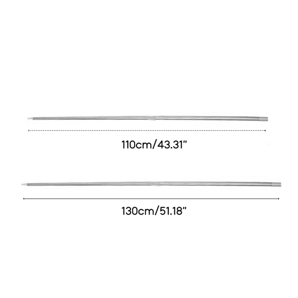 Stretchable Stick Portable Professionell Trolla Pole Scen Show Toy Metal Outdoor Tool Defense Stick House Silver 1.1 meter