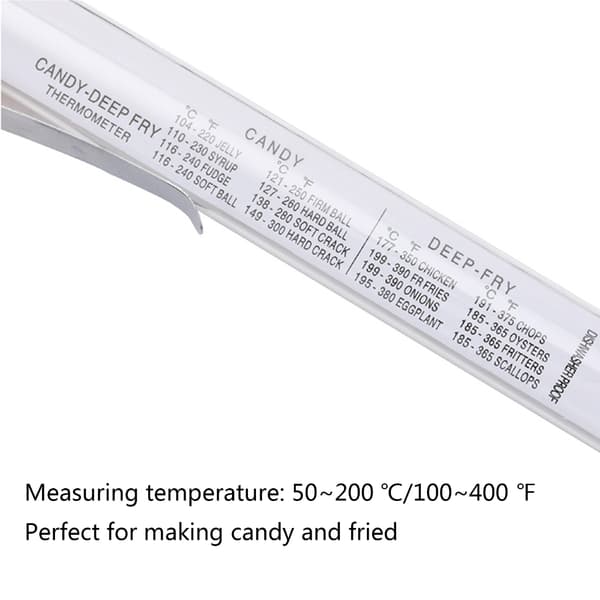 Godteri-/frityrtermometer, 8 tommer