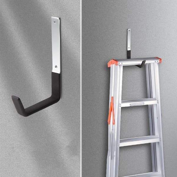 2-pack rostfria krokar för garageförvaring, förlängningssladdar