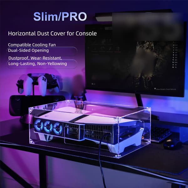 Display Shell for Slim Protective Cover Enkel Rengjøring Gamingtilbehør