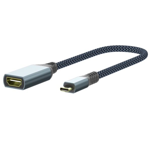 USB 3.1 Typ C till HDMI-kompatibel kabel Type-C till HDMI HDTV-adapter USB 3.1 4Kx2K@30Hz-omvandlare för bärbara PC-surfplattor