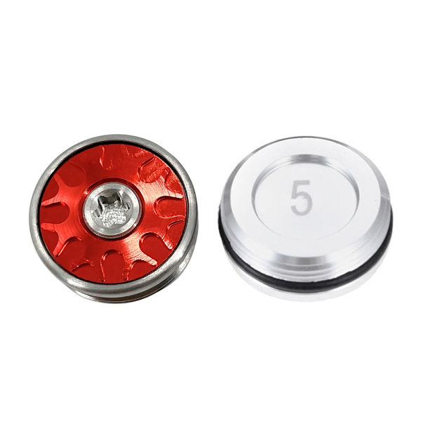 2 kpl golfpainoskruvia, jotka sopivat Stroke Lab -putterin mailojen päihin Red 5 grams
