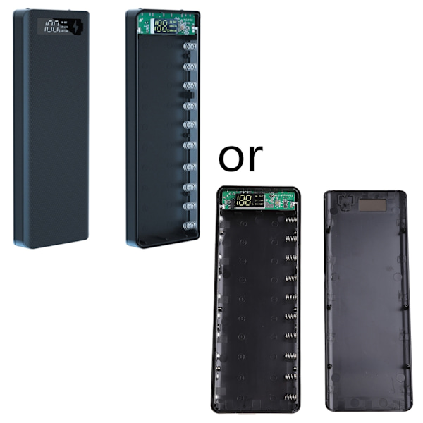 DIY for QC 3.0 Power Bank for Case Quick Charge 3.0 Eksternt batteri 18650 Hurtigladerboks for Shell Kit Tilbehør Ch