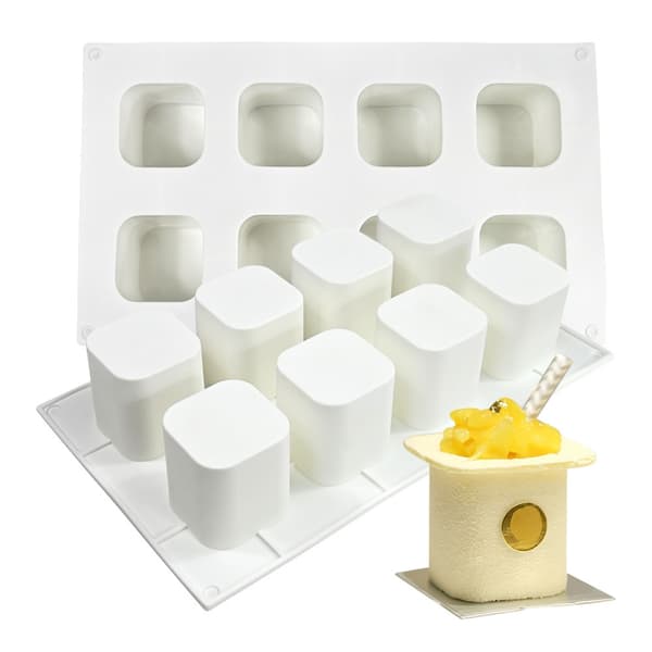8-hulls yoghurtkopp silikonmousse kakeformer dessertform