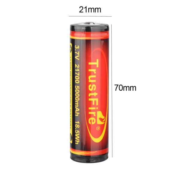 3,7V 21700 Li-ion batteri 5000 mAh 21700 joner Uppladdningsbart litium för högtalare LED-ficklampa Tillbehör till ficklampa