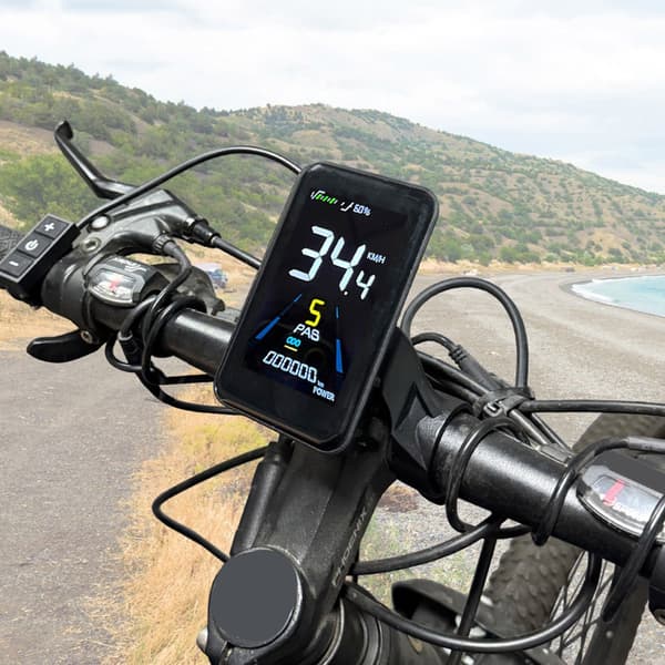 Multifunktionell Elektrisk Cykel LCD-Display Mätare Elektrisk Cykel Display Skärm