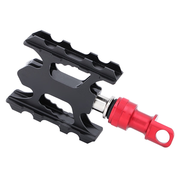 Snabbkopplingscykelfäste Pedal, 4 Färger, Vikbar, Snabbspänne Black