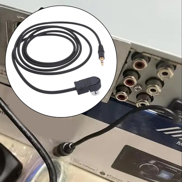 Bil 3,5 mm AUX-indgangsadapterkabel Mini Jack AUX-kabel til Alpine til MP3