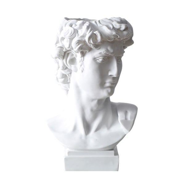 Unik Klassisk Skulptur Dekor Sminkborsthållare Penselhållare Utsökt Staty Vas Nyhet Resin Pennhållare