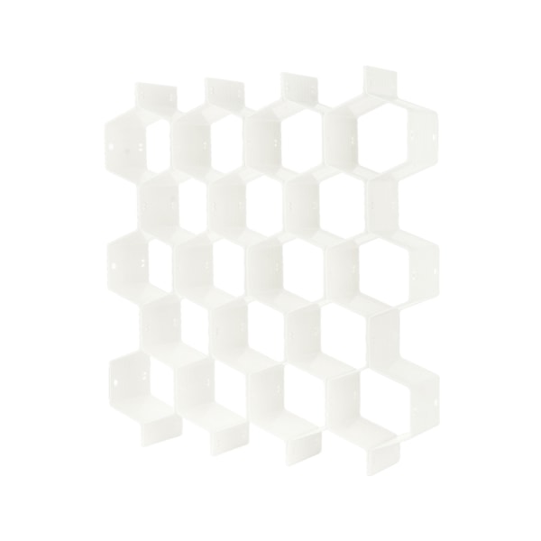 Honeycomb Shape Låda Organizer 8 st Garderobsavdelare Plastavskiljare För Sma