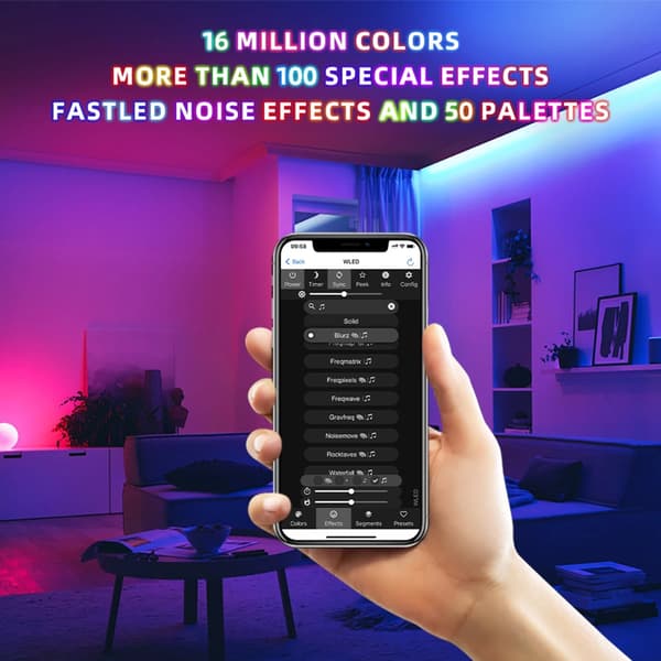 8266 WLED Intelligent Home Controls Adresserbar LED Controller Holdbar