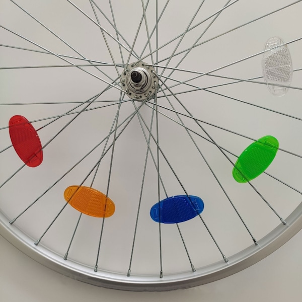 8 st/set Cykel Hjul Reflexer Cykel Reflexer för Cyklar Green