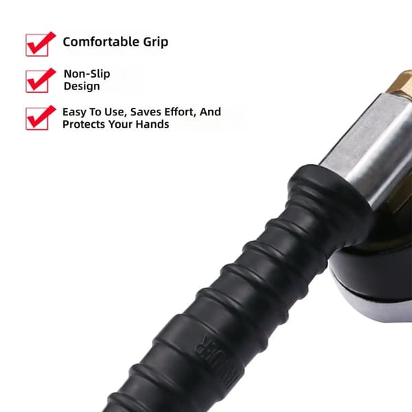 Bildækpumpe Chuck Quick Connect Lækagesikker Låse-luftchuck til bil