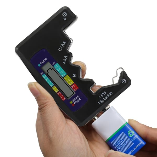Batteritester Batterimonitor LCD-displaytester Batteritester