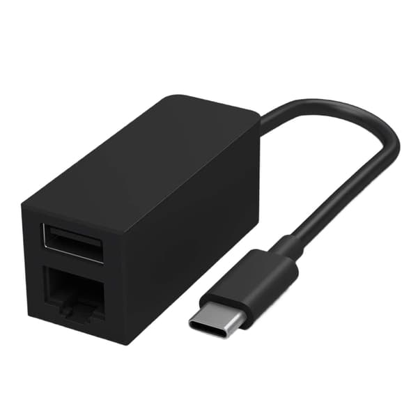 USB C til RJ45 Ethernet og USB3.0 Adapter Rask Dataoverføring for Laptop PC
