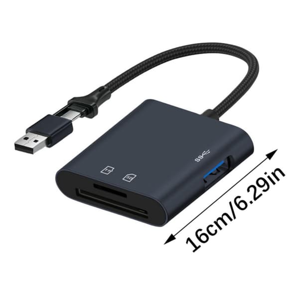 Nopeat USB3.0-sovittimet korteille, jotka tukevat USB A:ta ja USB C:tä