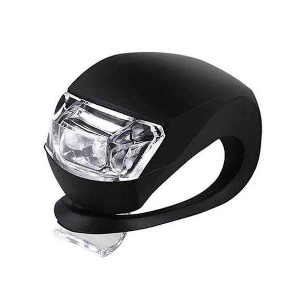 Superljus LED-cykelstrålkastare framtill för fokus Vattentät MTB-lampa Black