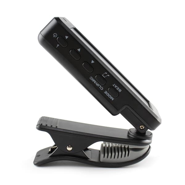 Universell clip-on gitarrstämmare med tydlig LCD-skärm
