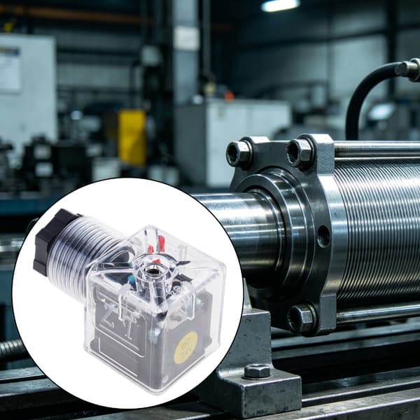 Hydraulisk magnetventilplugg med gjennomsiktig hus for god ytelse