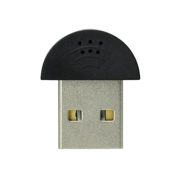 Super Mini USB Computer Mic Minste hjemmelydadapter for opptak, FaceTime