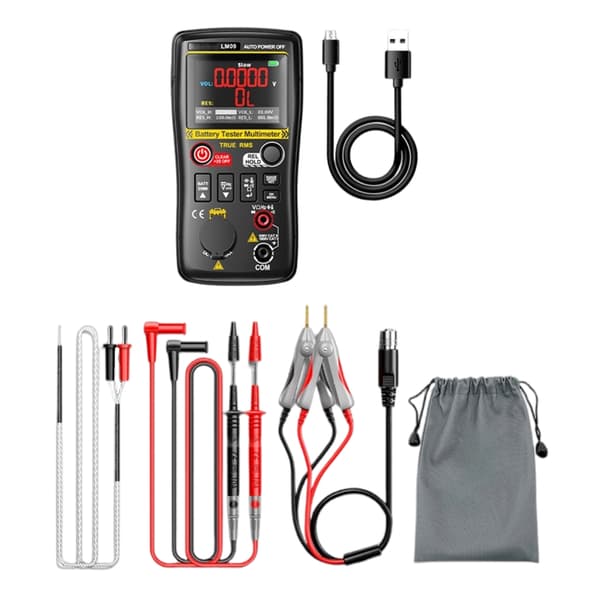 Automatisk Multimeter Med Data Hold Funksjon For Enkel Avlesning Under Dårlige Lysforhold