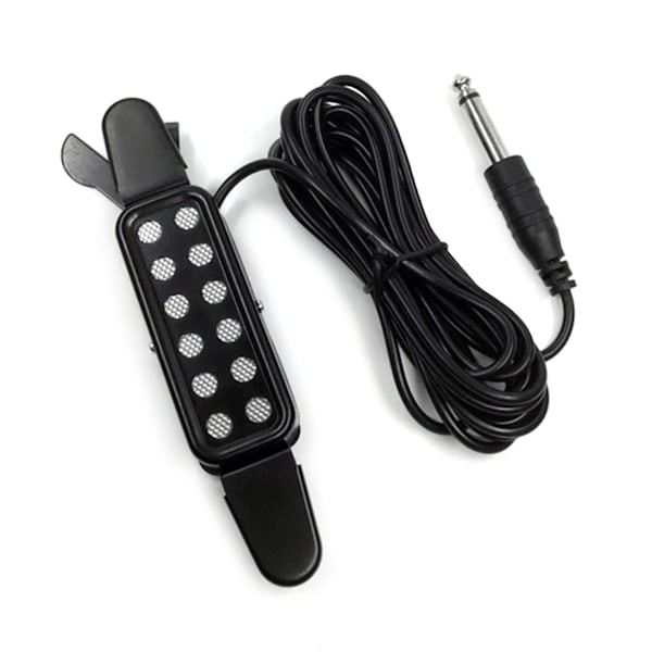 Gitartransduserforsterker 12 hull pickup for akustiske klassiske folkegitarer