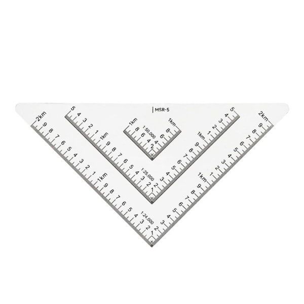 MP-1 Map Scale Fleksibel MP-1 Coordinate Scale Militære vinkelmålere til udendørs null - MSR5