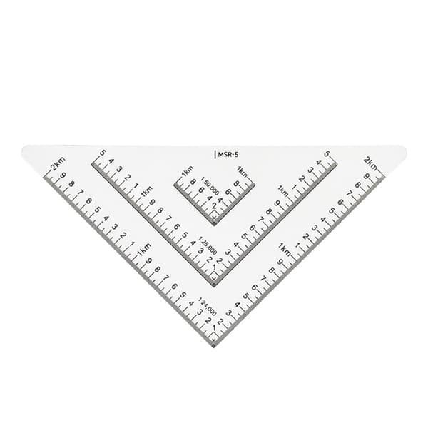 MP-1 Map Scale Flexibel MP-1 Coordinate Scale Militära gradskivor för utomhusbruk null - MSR2