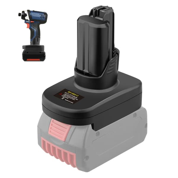 Multifunksjonell 18V til 12V batteriadapter ideell for hjemmereparasjoner