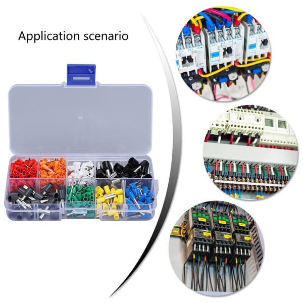 Kabelsko Sortiment 400 stk. Isolerede Ferrule til Ledningsprojekter