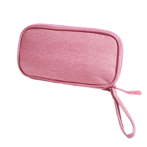Papirtaske med stor kapacitet Penalhus Papiropbevaring penneposer Dobbeltlags pennetaske til skolearbejde Pink - Single layer