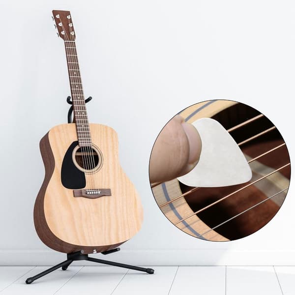 20 st Rostfria Stål Plektrum Metall Elektrisk Gitarr Bas Plektrum