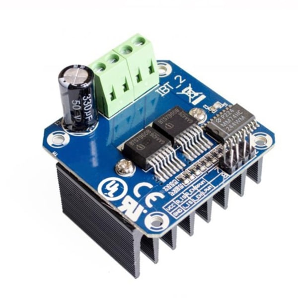 BTS7960 43A High-Power Motor Driver skyddar effektivt MCU DIY Reparationsdel