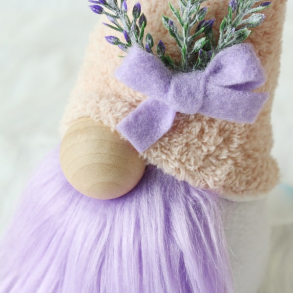 Mors Dag Gnome Lavendel Tomte Svenska Nisse Skandinavisk Tomte Dvärg Bondgård Köksinredning Hylla Tiered Brick Decorat Pink