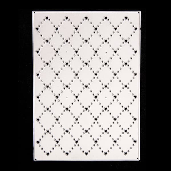 Metallskjære Die Stencil Bryllup Bursdag Kortlaging Dekorativ Stencil