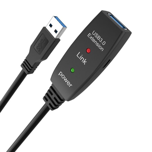 USB3.0 skjøteledning med signalforsterkere Active Repeater USB hann til hunn forlengerledning for trådløs nettadapter