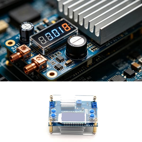 Effektivitet 5A Programmerbar Spänningsregulatormodul Nedtrappningsströmförsörjningsmodul