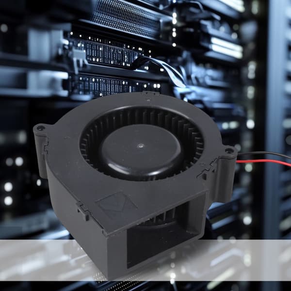 Liten 97 mm kjøleblåser 12V 2.4A kulelager vifte for CPU-servere skriver