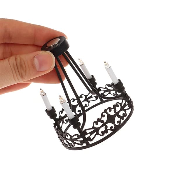 Miniatyr taklampe modell dukkehus tilbehør rollespill møbler