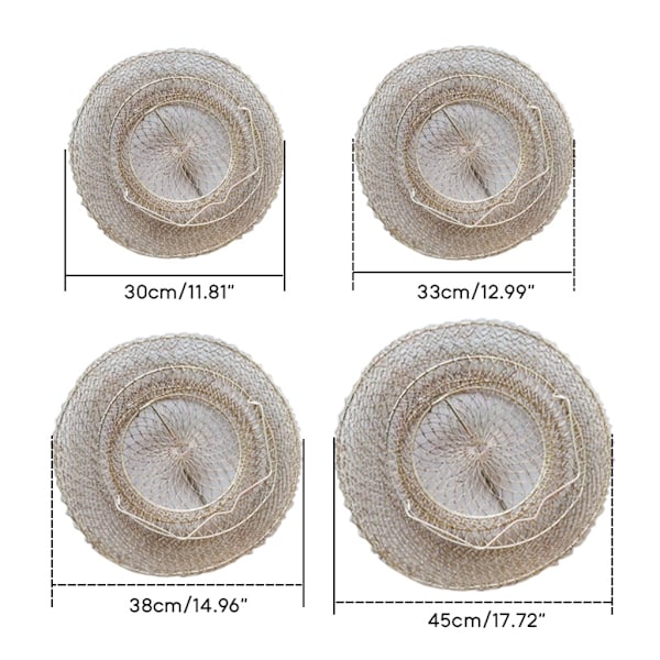 Kätevä kalastuskori, kokoontaitettava metalliverkkokori eläville kaloille 38cm