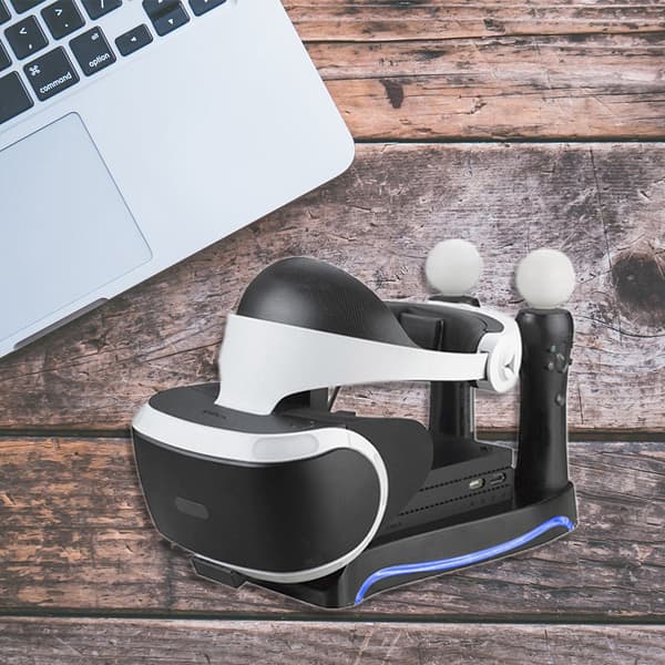 PS VR 2. generations vertikale stander VR-brillekonnektor opbevaringssæt