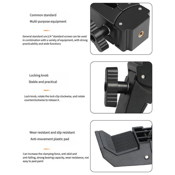 Global Cycle Telefonholder med 17mm Kuleledd Konsistente Mikrofonstativer