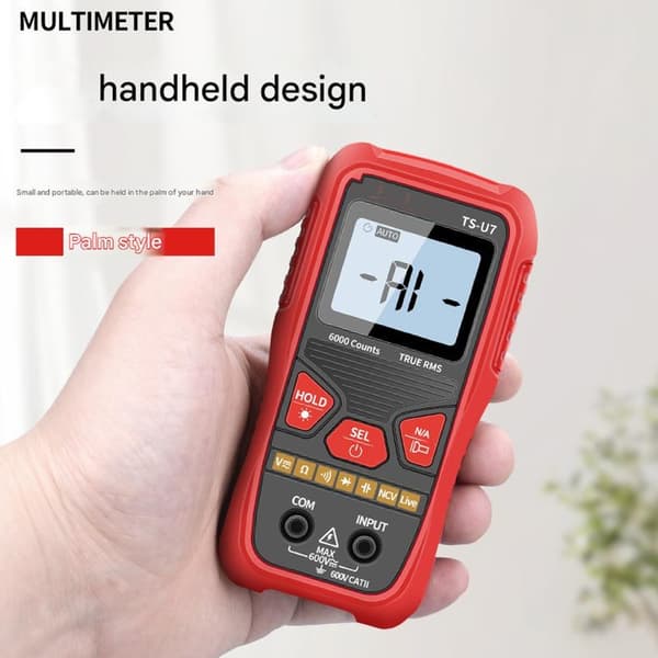 Digitalt Multimeter Transistor Tester Elektrisk NCV Testmåler TrueRMS