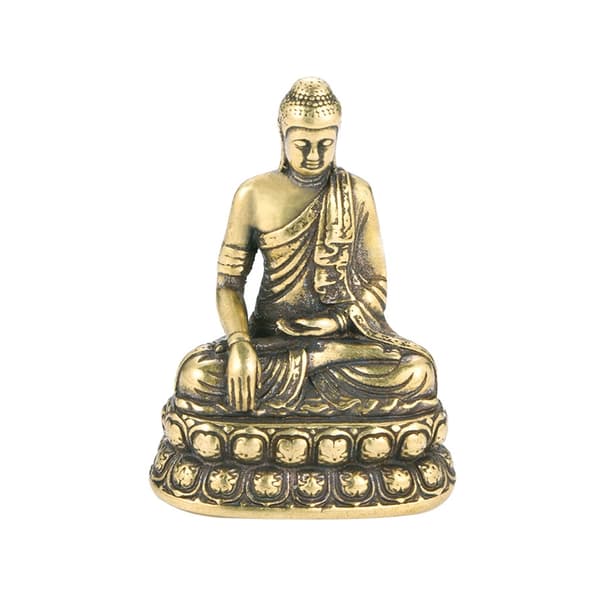 Mediterande Buddhas Staty Skulptur Buddhas Staty Buddhas Figurer Ornament