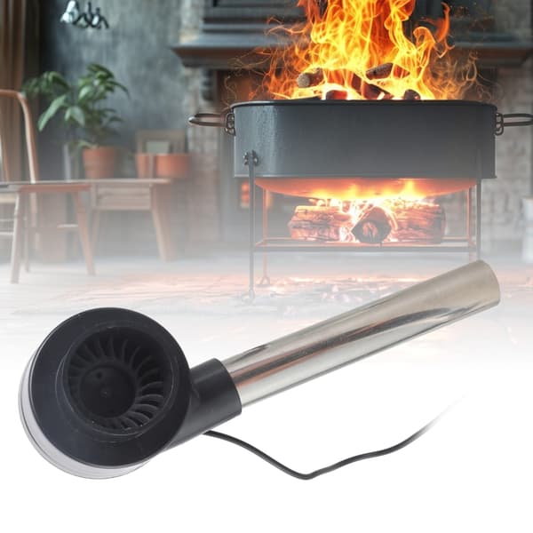 1,4 m lang kabel USB-blåser med 5 justerbare vindmoduser for grilling og utendørs matlaging