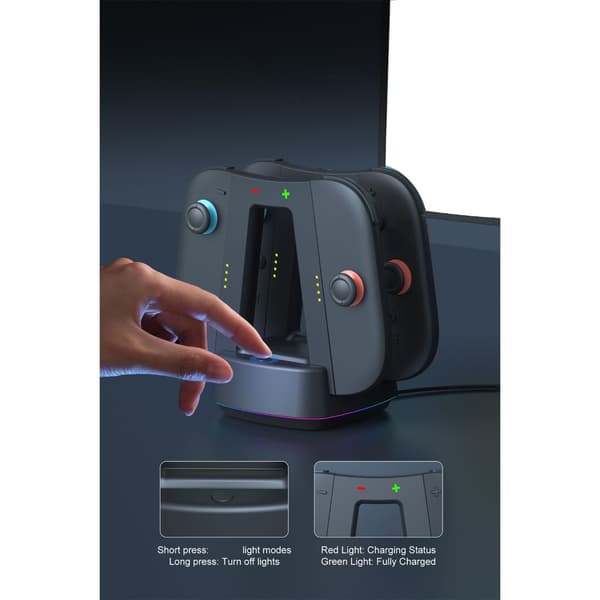 Universal Gaming Controller Opladningsdock Holder 4 Enheder Samtidig