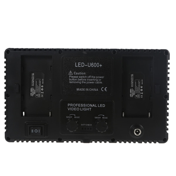 LED-videoljus 40W 3200-5600K-fäste, uppladdningsbar fotoljuspanelfyllningslampa Makrofotografering och videoinspelning