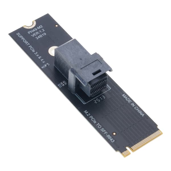 PCIe til SFF 8643 harddiskadapterkort, høyhastighets stabil overføring