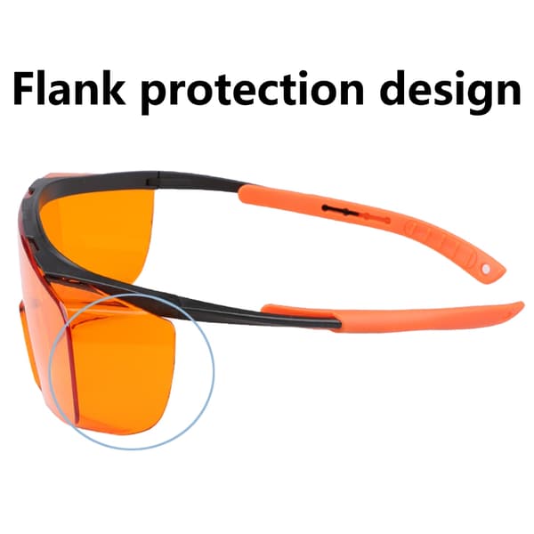 Polykarbonat UVC-blockerande skyddsglasögon Splittersäkra Unisex för arbete