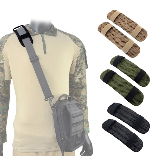 Outdoot Ryggsäck Mjuk Axelkudde Taktisk Väst Rem Axelkuddar Army Green